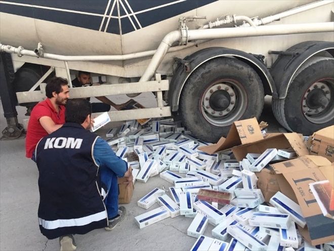 PKK´ya Ait 140 bin paket Kaçak sigara Ele Geçirildi
