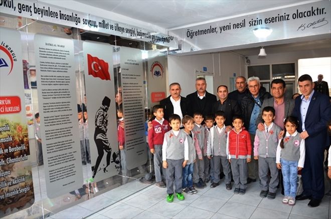 ADD´den Mustafa Baba İlkokuluna Atatürk Köşesi