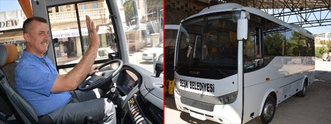 Belediyeye yeni Otobüs alındı, Test sürüşünü Başkan yaptı