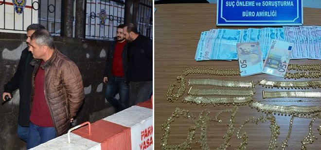 Besni´de Kuyumcuya Sahte Altın Veren 2 Kişi Gözaltına Alındı