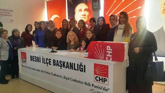 CHP Besni Kadın Kolları Başkanlığına Sibel Esen Peyker Seçildi