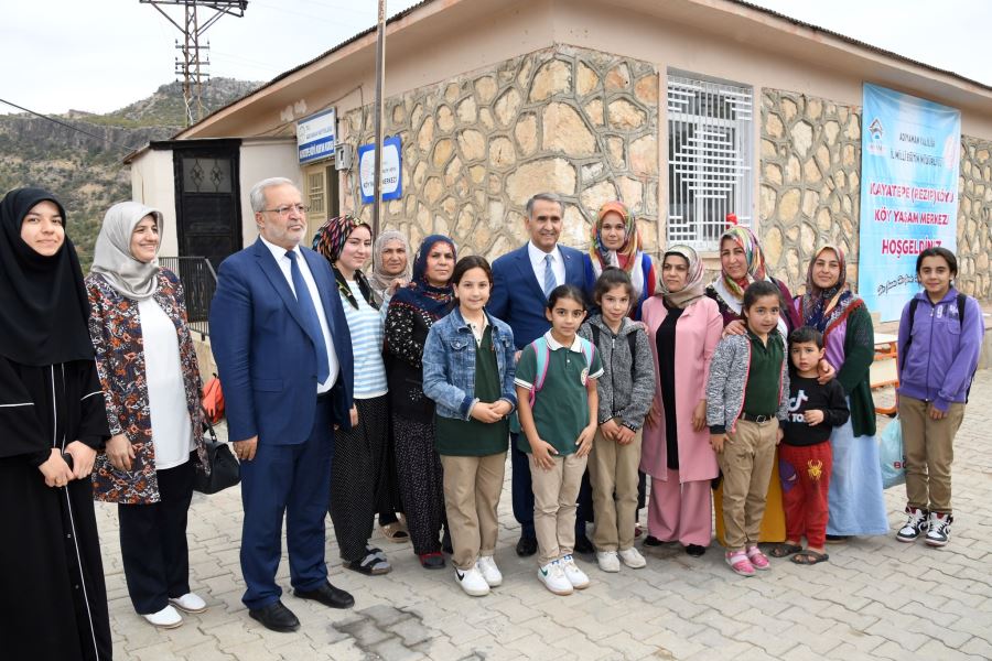 Adıyaman’ın ilk Köy Yaşam  Merkezi Rezip Köyünde Açıldı