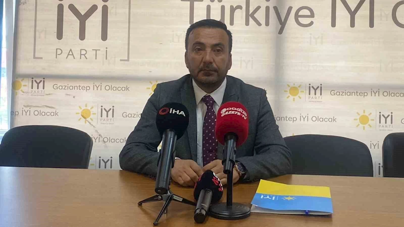İYİ Parti Gaziantep İl Başkanı istifa etti