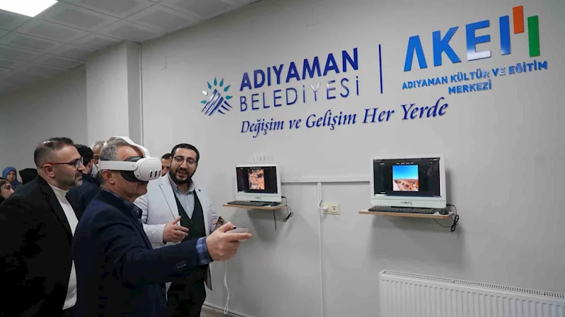 Vatandaşlar Adıyaman’ın tarihi yerlerini sanal gerçeklilik gözlüğüyle gezebilecek