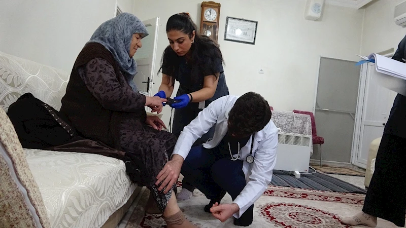 Mardin’de 80 yaş ve üzeri yaşlılara yerinde hizmet