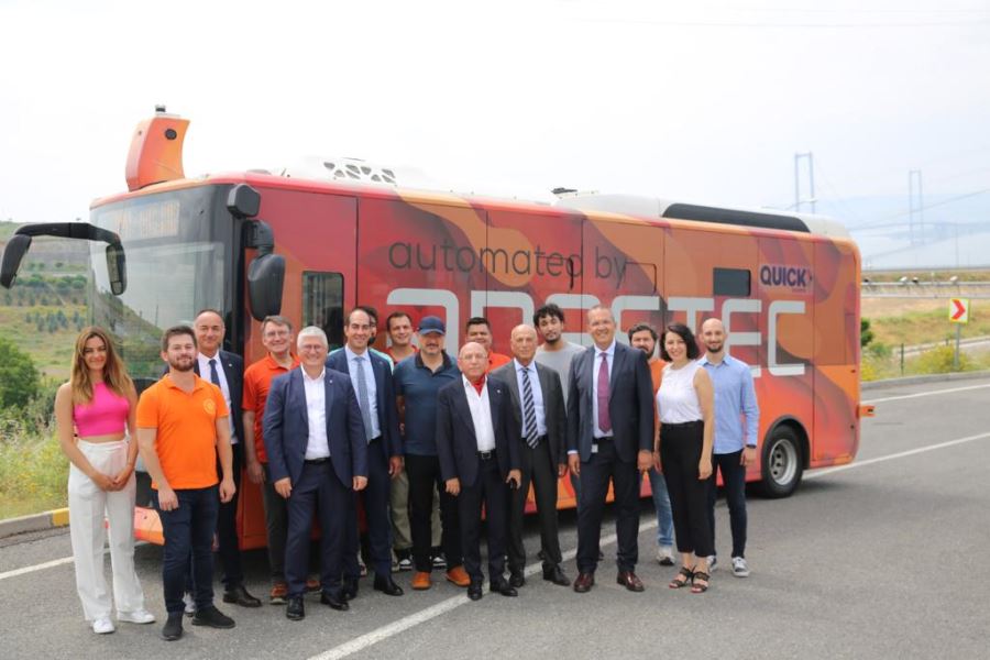 Maher Holding ve ADASTEC otonom otobüs sürüşünde buluştu