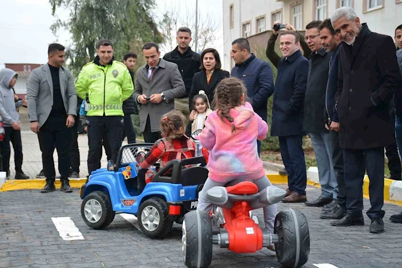 Çocuklar için açılan trafik parkuruna Şehit Polis Memuru Fethi Sekin’in adı verildi