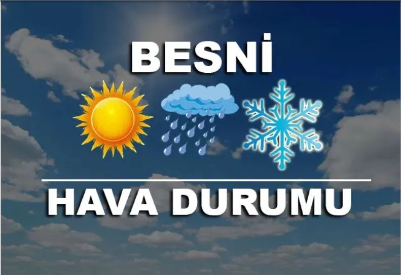 Dikkat! Besni’de sıcaklık eksiye düşüyor! Kar geliyor!