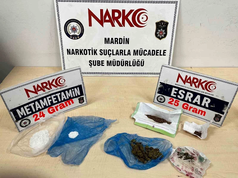 Mardin’de uyuşturucu operasyonu: 1 tutuklama