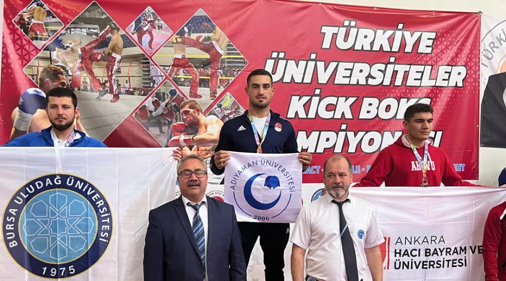 ADYÜ Spor Bilimleri Fakültesi Öğrencisi Emrah Yaşar altın madalya kazandı