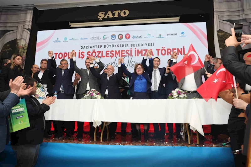 Gaziantep Büyükşehir Belediyesi çalışanlarına yüzde 100 zam yaptı