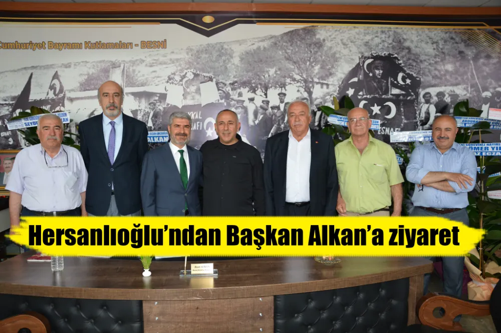 Mahmut Hersanlıoğlu’ndan Başkan Alkan’a ziyaret