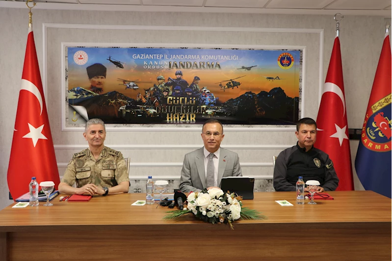 Gaziantep Valisi Çeber, kentteki güvenlik faaliyetlerini açıkladı