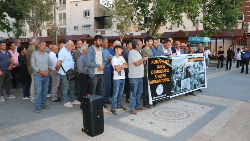 Kobani davası kararları Adıyaman’da protesto edildi 