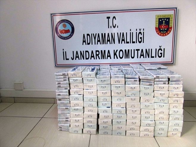 Adıyaman´da, jandarma tarafından durdurularak