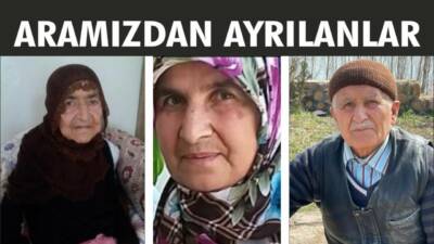 26.07.2024 Cuma gününe ait Besni'de Vefat Edenler köşesi.