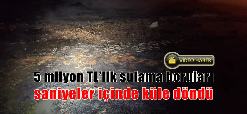 5 milyon TL’lik sulama