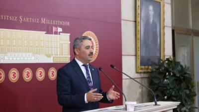 TBMM’de yaptığı basın açıklamasında 6 Şubat depreminden itibaren Adıyaman’da yapılan