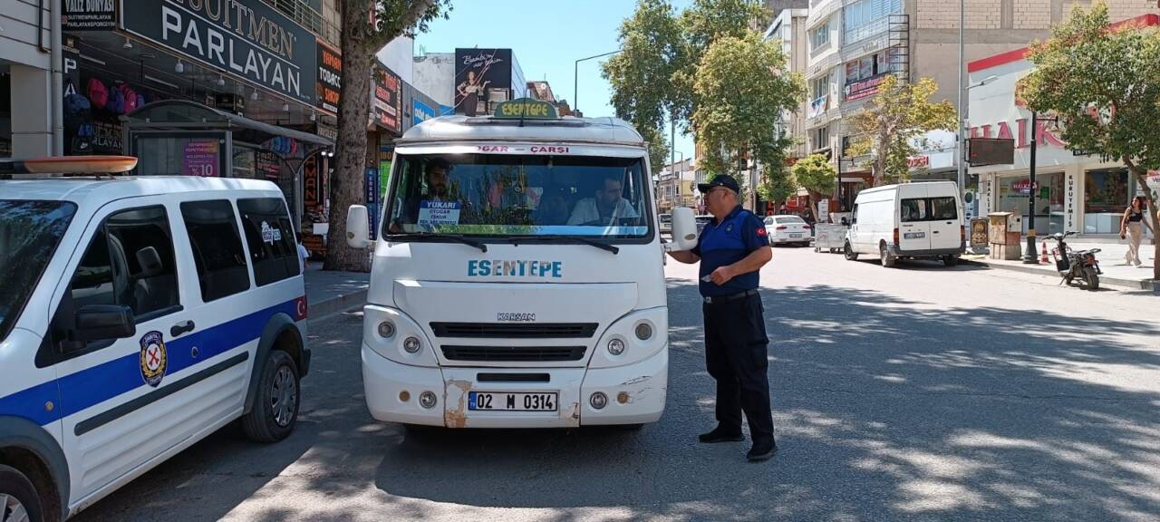 Adıyaman’da Toplu Taşıma Araçlarında Klima ve Temizlik Denetimi