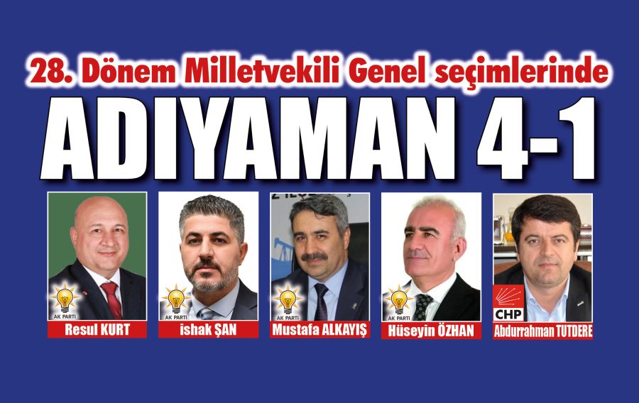 ADIYAMAN 4-1 .