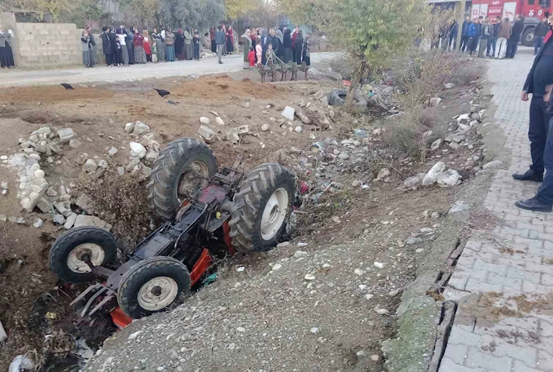 Adıyaman’da traktör devrildi: 1’i