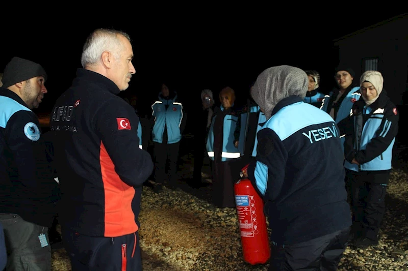 AFAD Adıyaman'da yangın eğitimi