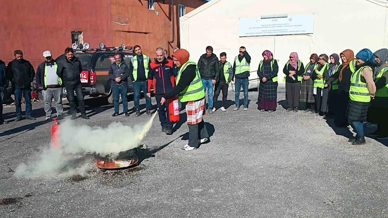 AFAD Gölbaşı'nda yangın eğitimi