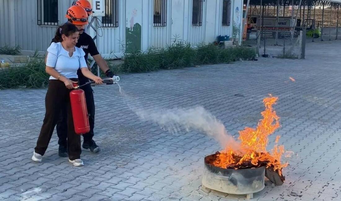 Adıyaman’da, AFAD gönüllüsü olarak