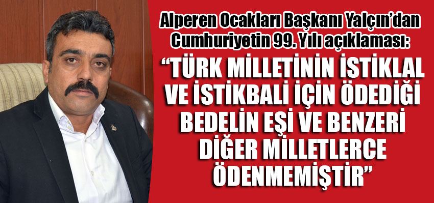 Besni Alperen Ocakları Başkanı