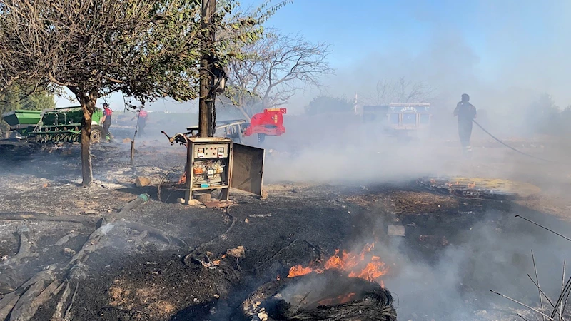 Adıyaman’da anızda başlayan yangın