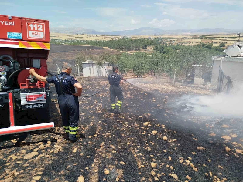 Adıyaman’da, meydana gelen anız