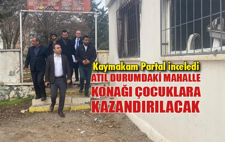 Korupınar Mahallesinde atıl durumda