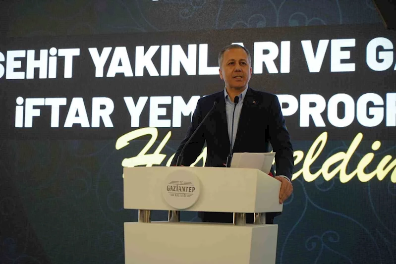 Bakan Yerlikaya: "Aziz şehitlerimizin,