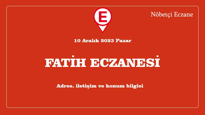 Fatih Eczanesi, Besni konumunda