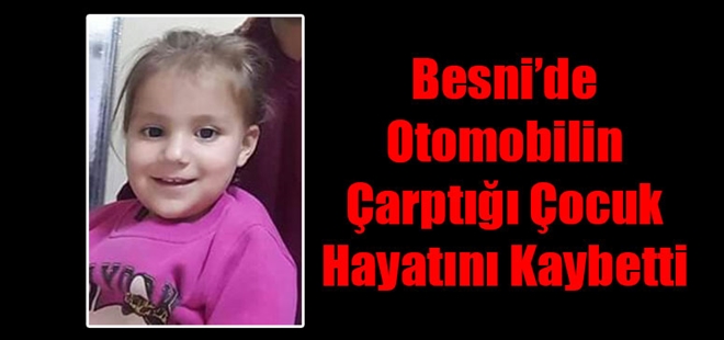 Besni´de otomobilin çarptığı 2