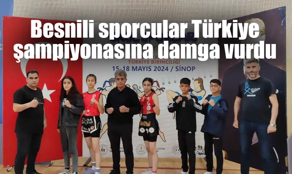 Besnili sporcular şampiyonaya damga