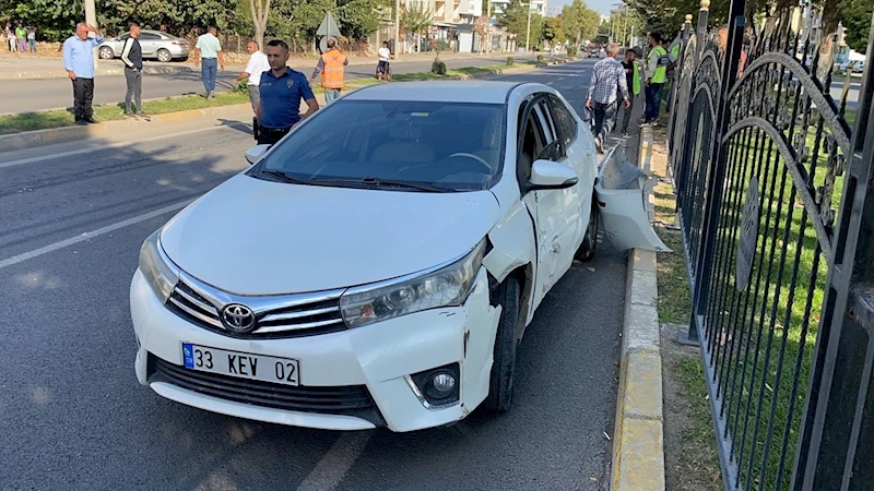 Adıyaman’da beton mikseri ile