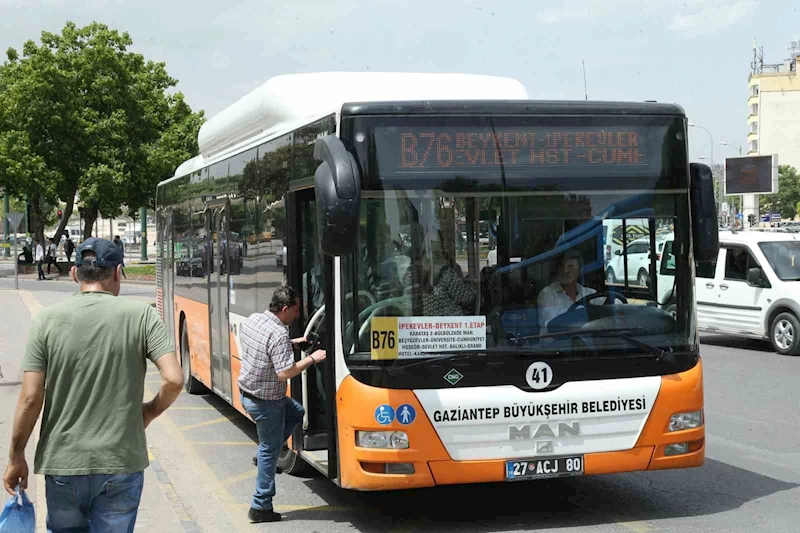 Büyükşehir’in ulaşım hizmetleri bayram