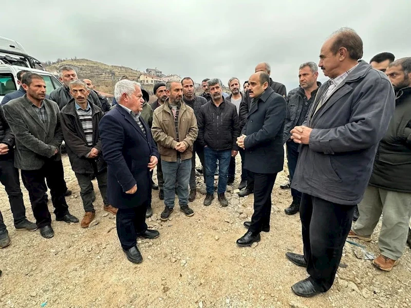 Adıyaman’ın Çelikhan ilçesinde çiftçilere