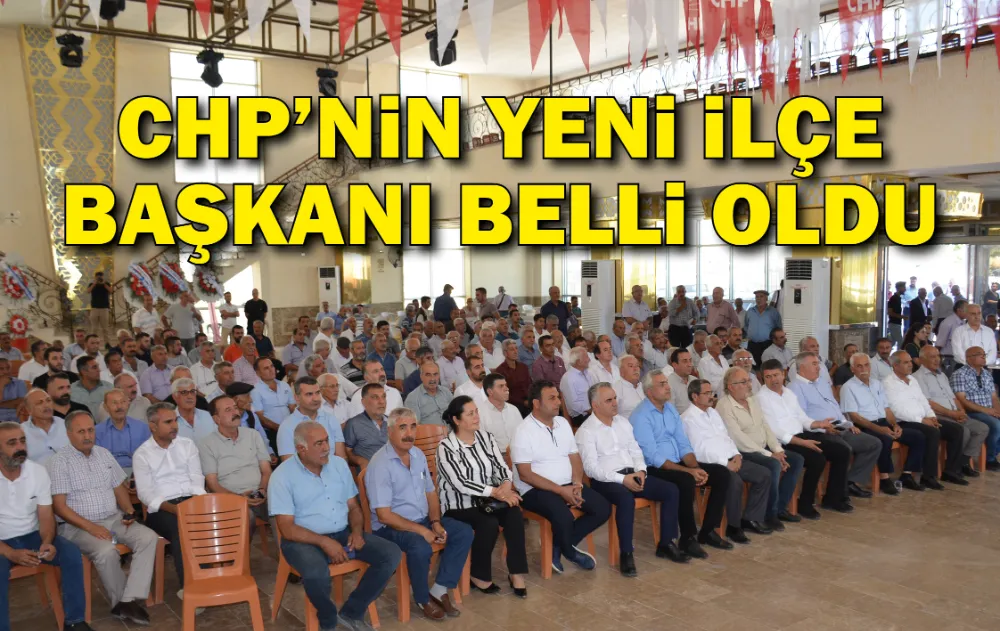 CHP’NİN YENİ İLÇE BAŞKANI BELLİ OLDU Cumhuriyet Halk Partisi Besni İlçe Kongresi yoğun katılımla gerçekleşti. İki