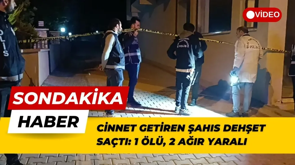 Cinnet getiren şahıs dehşet