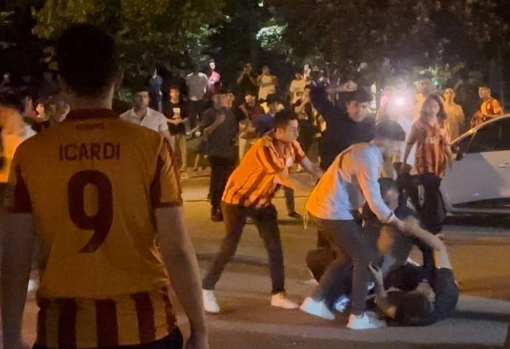 Derbi sonrası taraftarlar arasında