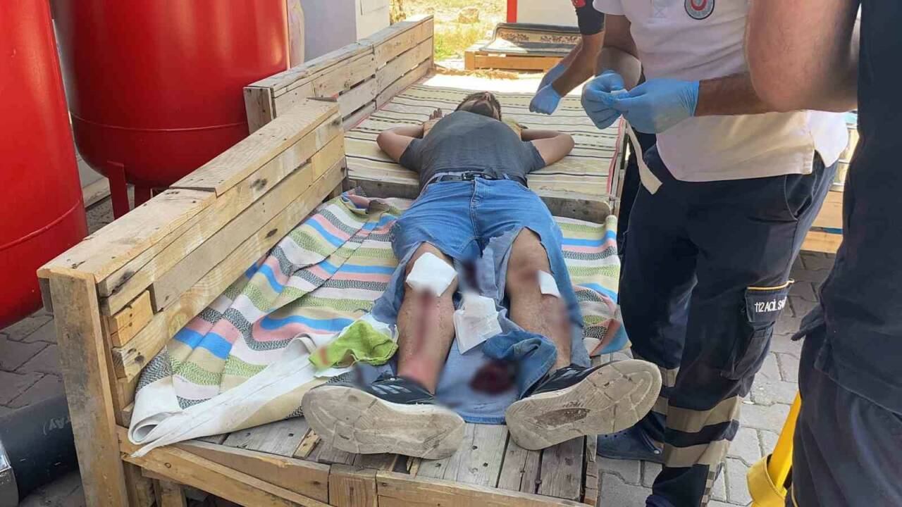 Adıyaman’da, sürücüsünün direksiyon hakimiyetini kaybetmesi sonucu meydana gelen kaza kameralara