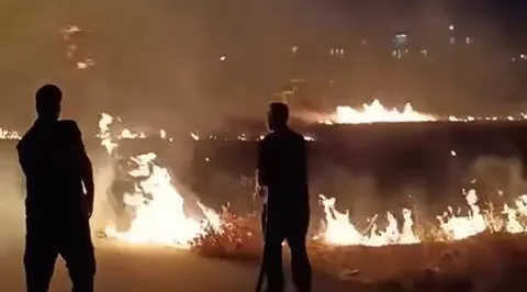 Adıyaman’da, evlere yakın çıkan