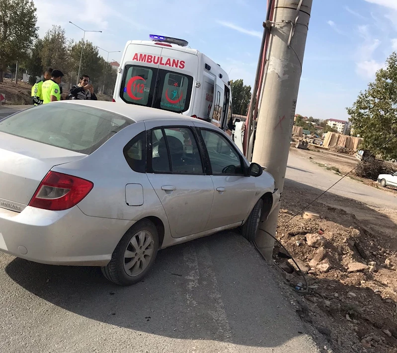 Adıyaman’ın Gölbaşı ilçesinde otomobilin