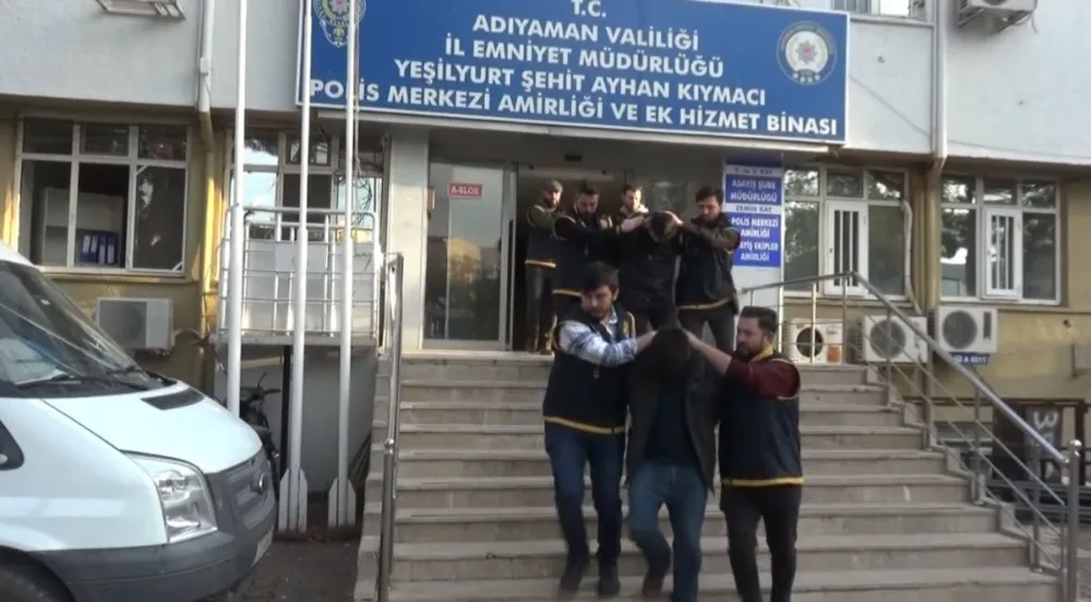 Adıyaman'da, güvenlik kameralarına yansıyan