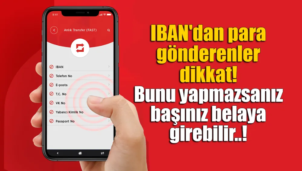 İşyerinde kart yerine IBAN