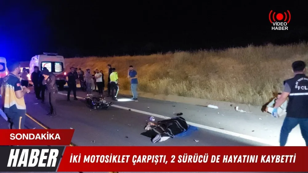 İki motosiklet çarpıştı, 2