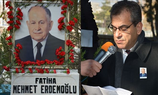 İLKELERİNDEN ASLA TAVİZ VERMEDEN DEVAM EDECEĞİZ ?Besnili Bilge? Merhum Mehmet Erdemoğlu, vefatının 11. yılında mezarı başında