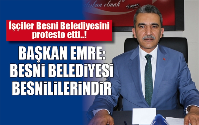 Besni Belediyesinde çalışan 170